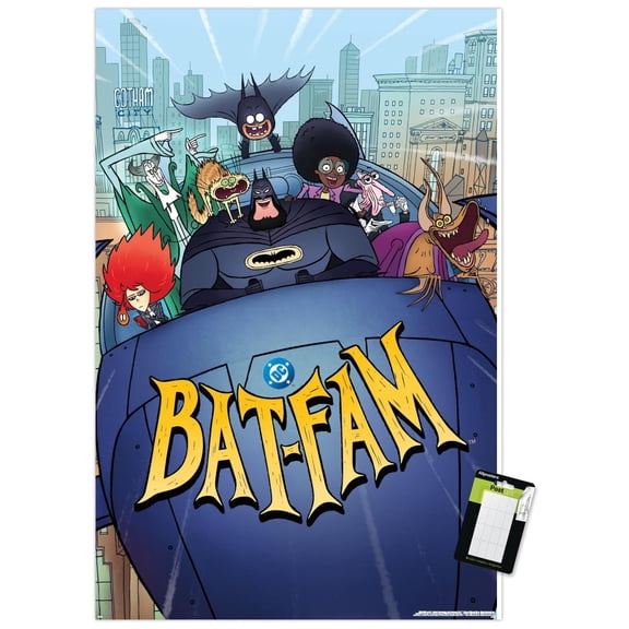 DC Bat-Fam (2025) - One Sheet Wall Poster, 22.375" x 34"