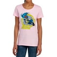 thumbnail image 1 of DC Batgirl Motorcycle Women's T Shirt, Pink, Medium, 1 of 6