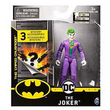 DC Batman 4-Inch The Joker Action Figure - 1st Edition - Creature Chaos