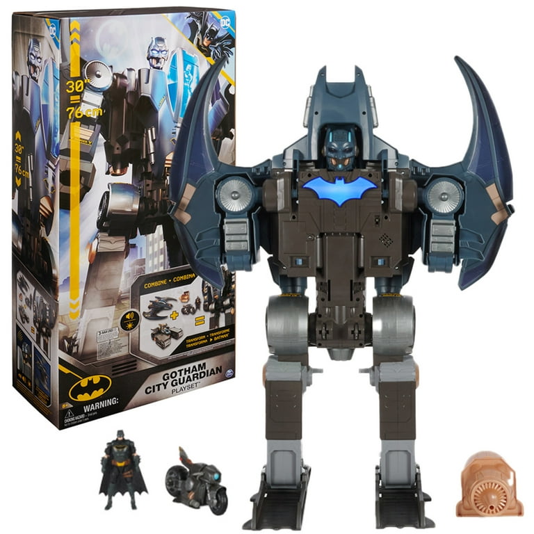 DC Batman Gotham City Guardian Large Playset Toy, 4-in-1