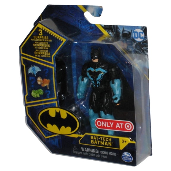 DC Batman Bat-Tech Blue & Black Suit Spin Master 4" Figure Exclusive