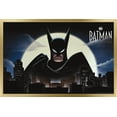 thumbnail image 1 of DC Batman: Caped Crusader - Skyline Key Art Wall Poster, 14.725" x 22.375" Framed, 1 of 5