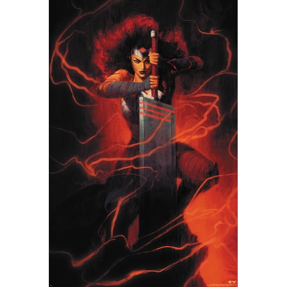 DC Batman (Comic): Absolute Batman - Wonder Woman Wall Poster, 14.725" x 22.375"