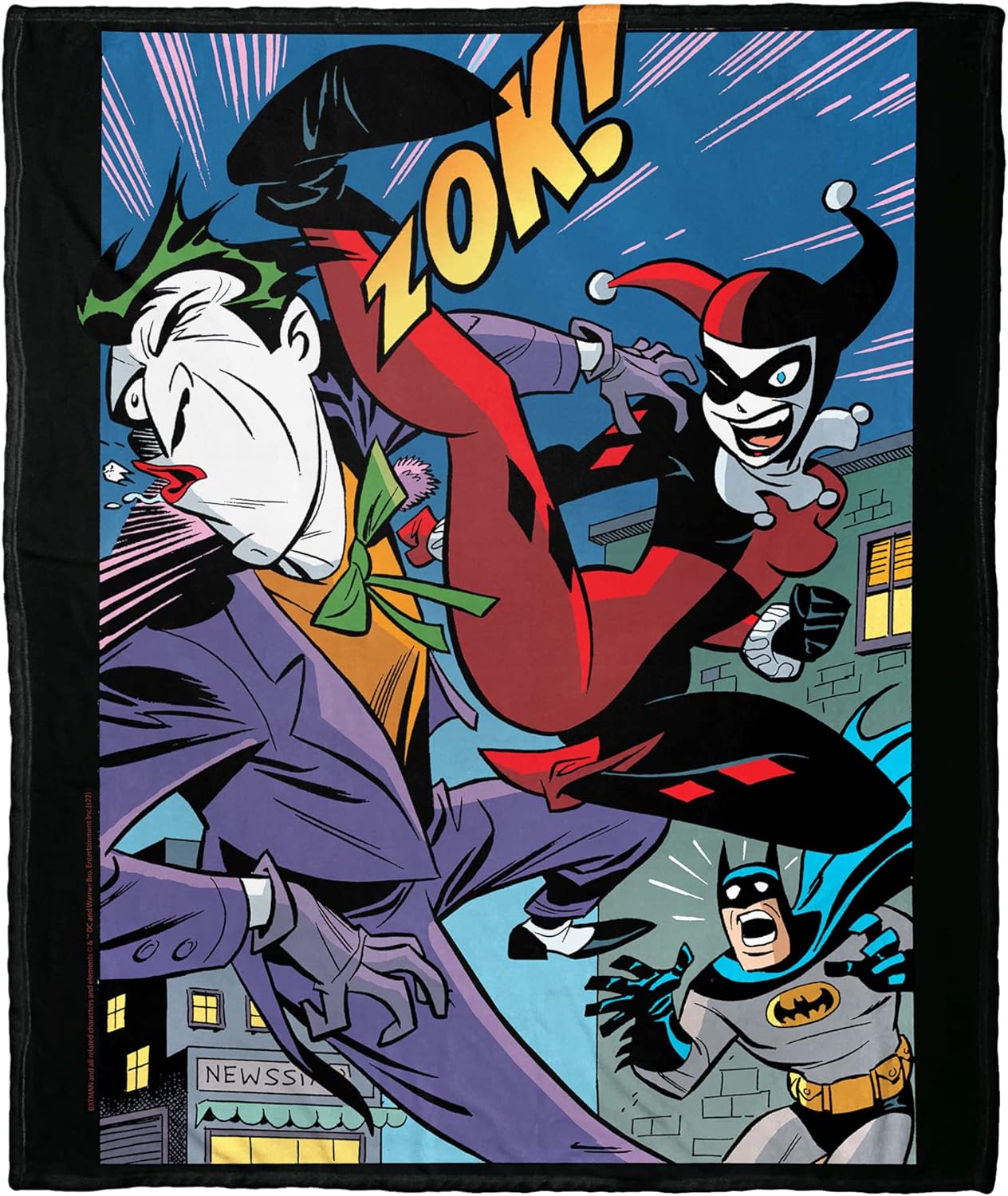 DC Batman Silk Touch Throw Blanket, 50" x 60", Its Over Puddin