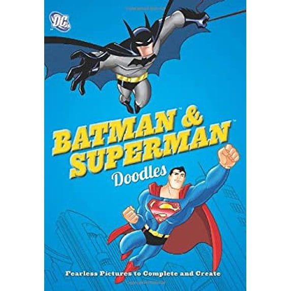 Pre-Owned Batman and Superman Doodles : Fearless Pictures to Complete and Create 9780762448470