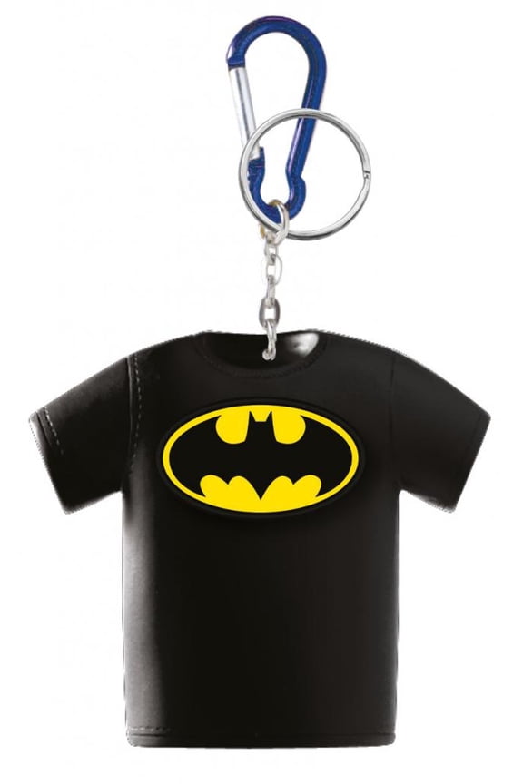 DC Batman T-Shirt Coin Holder Key Ring