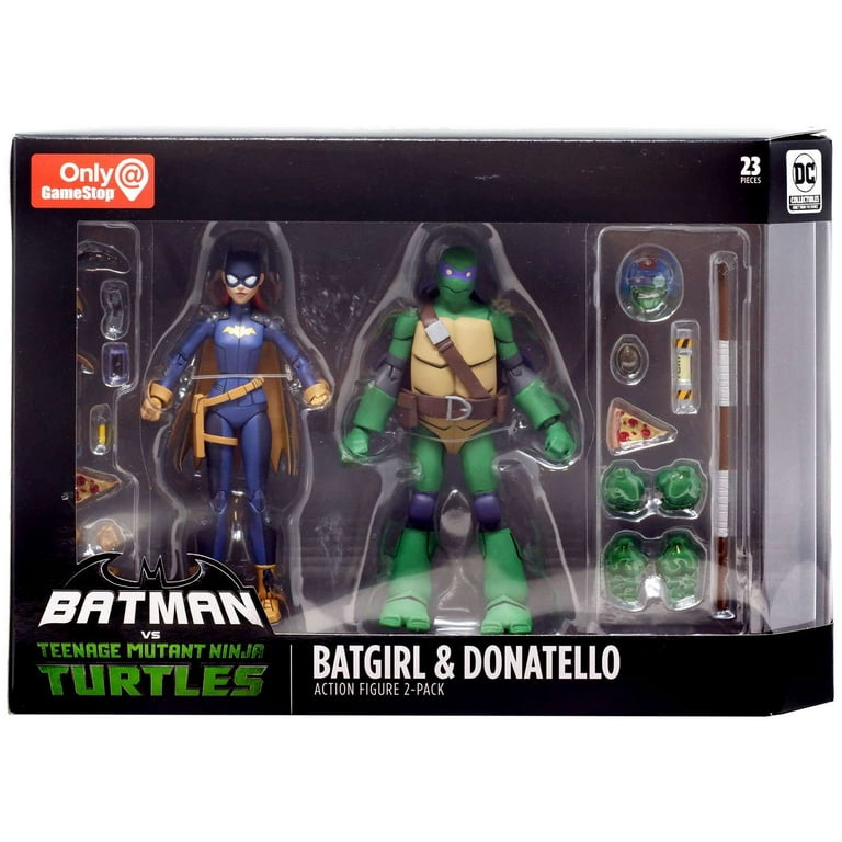 DC Collectibles: Batman vs Teenage Mutant Ninja Turtles GameStop Exclusive  Donatello and Batgirl Review