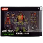 DC Batman vs Teenage Mutant Ninja Turtles Robin & Raphael Action Figure 2-Pack