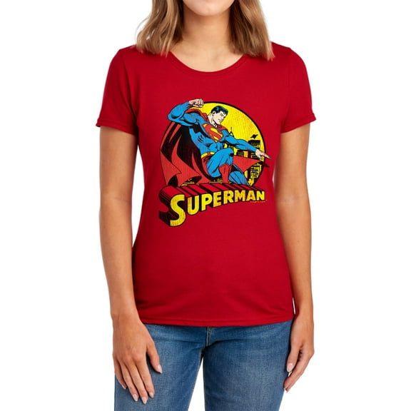 DC Big Blue Women's T Shirt, Red, Small