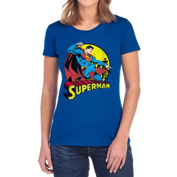 DC Big Blue Women's T Shirt, Royal, X-Large