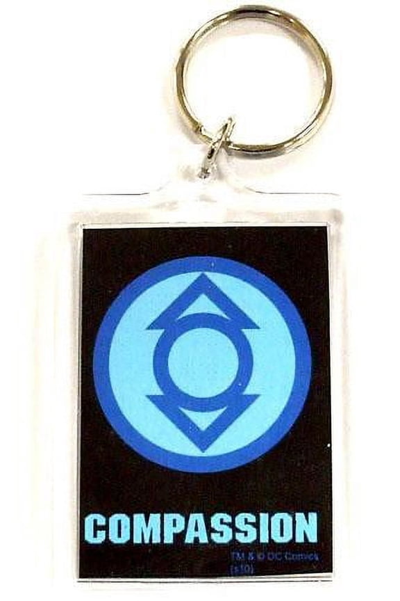 DC Blackest Night Indigo Compassion Keychain