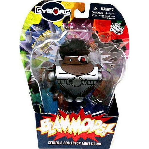 DC Blammoids Series 3 Cyborg Mini Figure