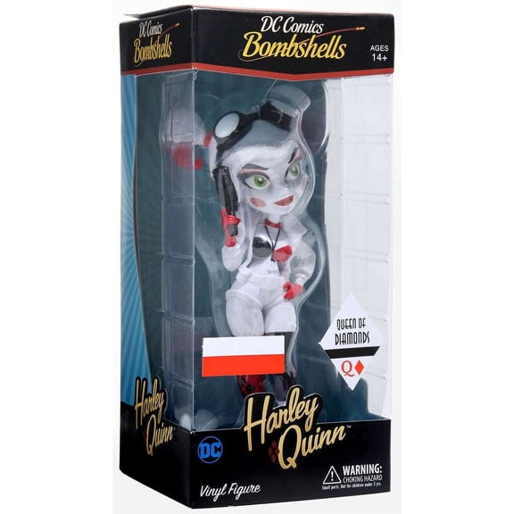 DC Bombshells Harley Quinn Vinyl Figure (Queen of Diamonds)