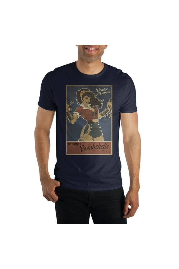 DC Bombshells: Wonder Woman Short-Sleeve T-Shirt-Large