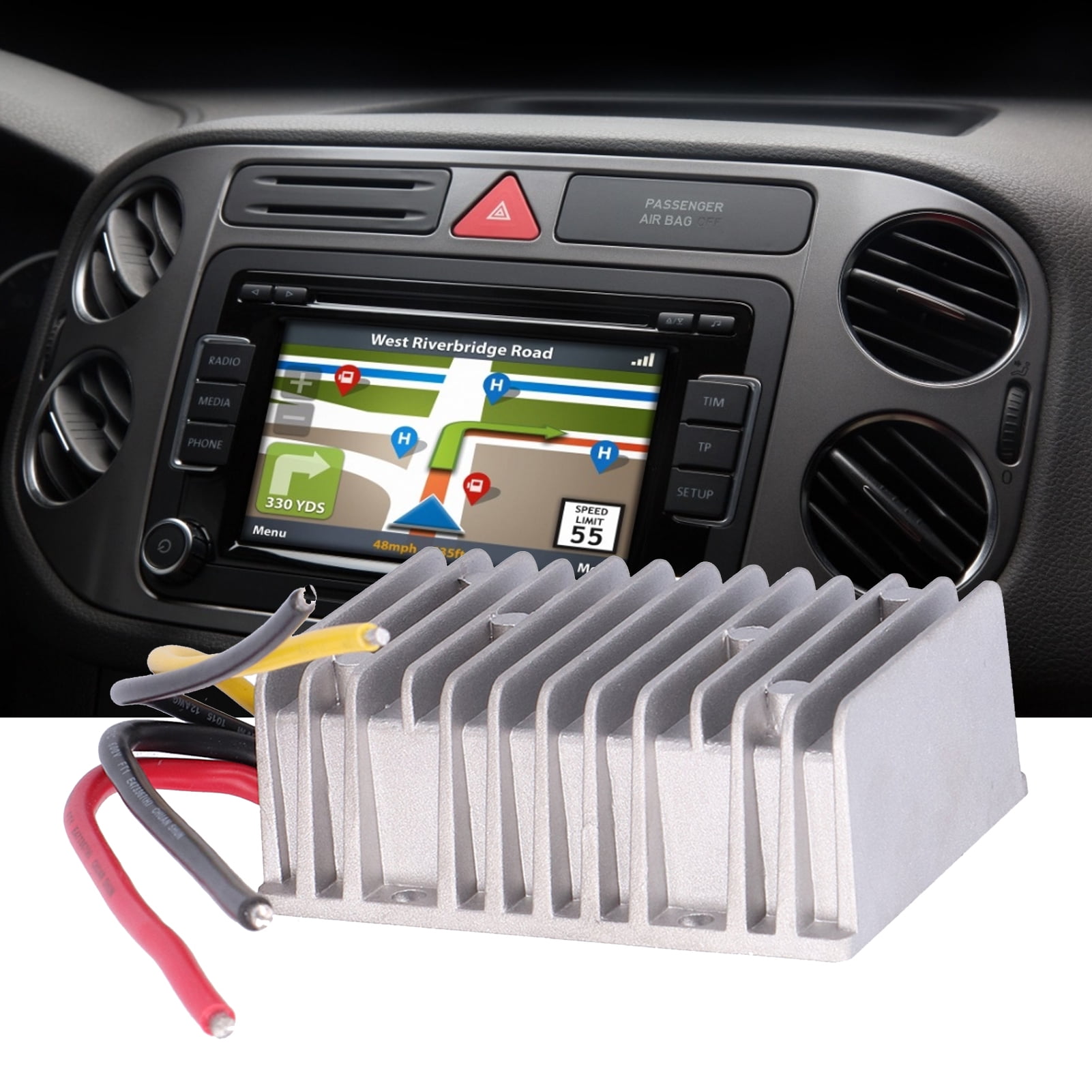 DC Boost Converter, 20A 480W Boost Transformer Die Cast Aluminum 12V To