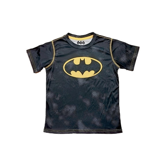 DC Boys Black Polka Dot Batman Bat Symbol Superhero Tee Shirt  T-Shirt XL 18