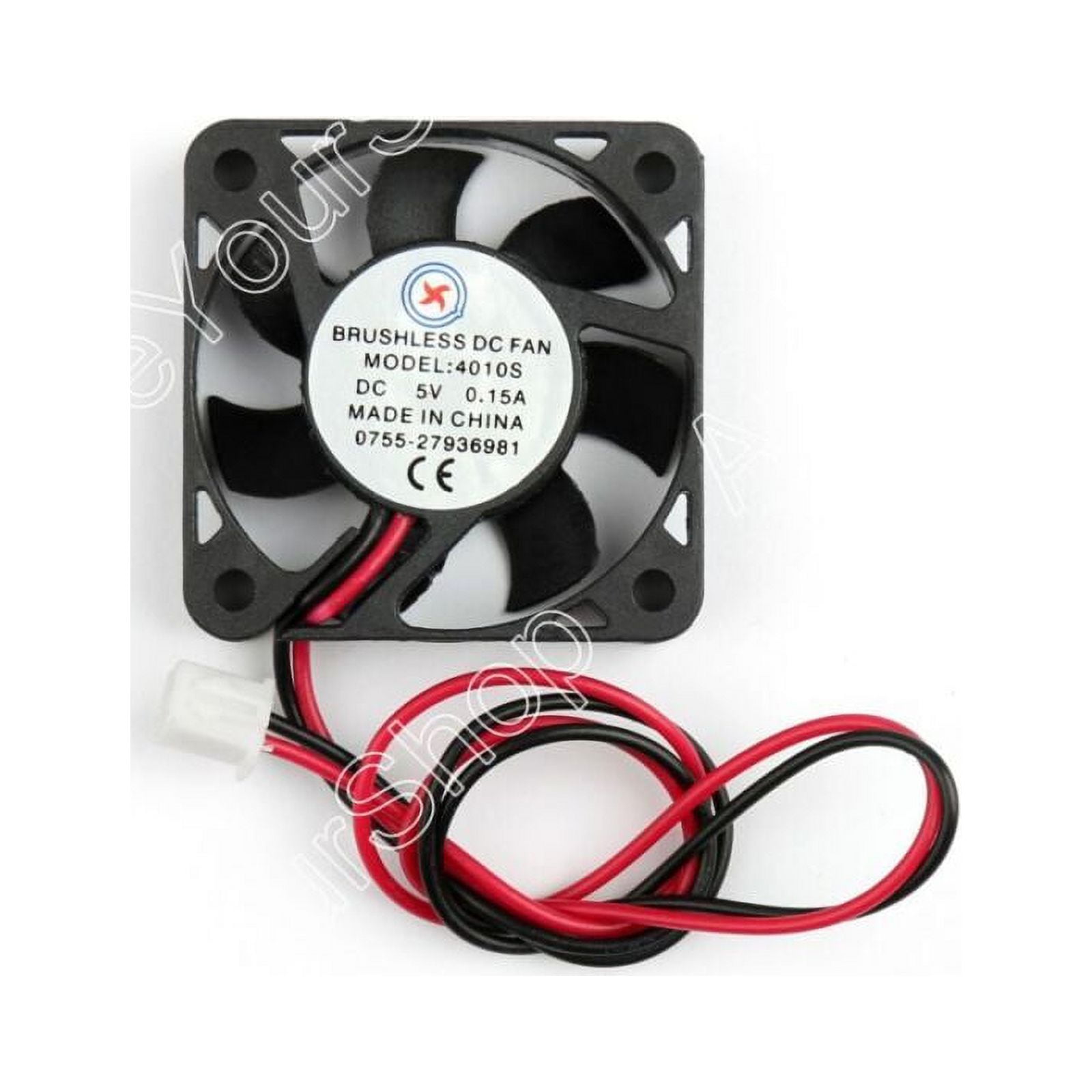 ANVISION 40 X 40 X 10mm 4010 Dual Ball Bearing DC 12V Brushless Cooling - View #12