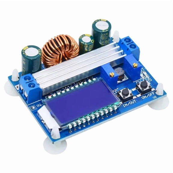 DC Buck Boost Converter Module 5.5-30V to 0.5-30V 4A 35W Adjustable Step Up Down Voltage Regulator LCD Digital Voltmeter