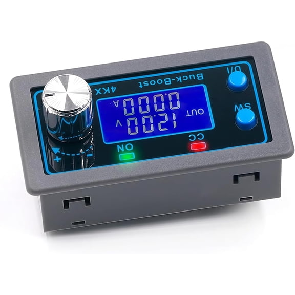 DC Buck Boost Converter Variable Voltage Regulator CC CV 0.5-30V 4A 5V 6V 12V 24V Power Module Adjustable Voltage Regulated Laboratory Power Supply