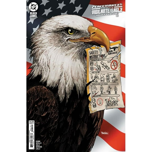 DC COMICS - PEACEMAKER PRESENTS THE VIGILANTE EAGLY DOUBLE FEATURE #1 (OF 5) - CVR B DAN PANOSIAN CARD STOCK VAR