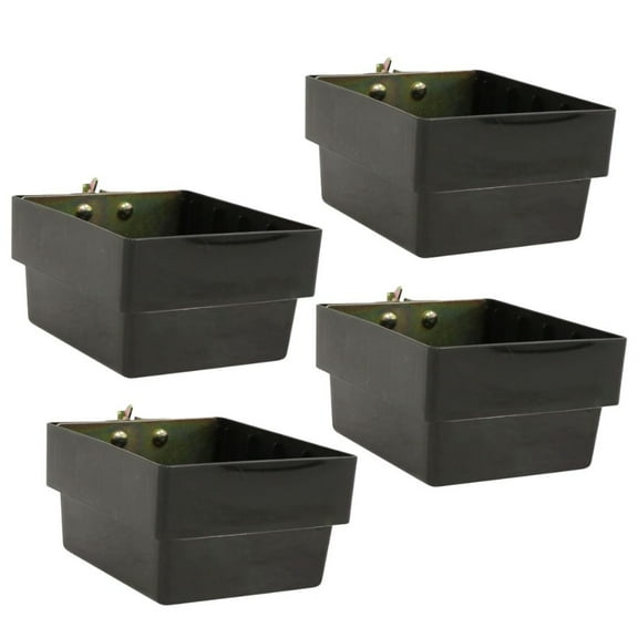 DC Cargo 4-Pack E-Track Basket | Trailer Organizing Storage Pail | 6- 1/2"