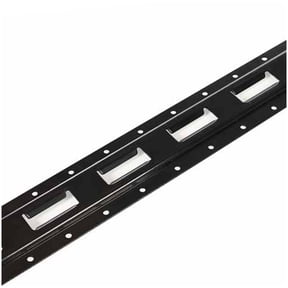 "DC Cargo Mall 8-ft E-Track Rail, Vertical Powder Coated TieDown | Long Heavy Duty Steel Etrack Rail for Trucks, Trailers"