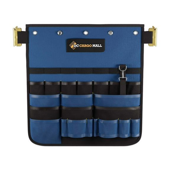 """DC Cargo Mall E-Track Hanging Pocket Tool Organizer - E-Track Accessories for Enclosed Trailer, Workshop, & Garage - Wall Hanging Tool Organizer"""