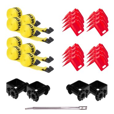 DC Cargo Flatbed Chain And Strap Kit – 15 Pieces – Secure Your Load – FBK-7
