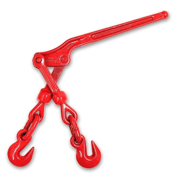 "DC Cargo Mall Lever Binder 5/16 Inch - 3/8 Inch | Tie Down for Grade 70 Transport Chain 5/16 Inch | 5,400 Working Load Limit | Lever Chain Binder"