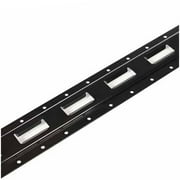 DC Cargo Mall SIX 8-ft E-Track Rails, Vertical Powder Coated TieDowns | Long Heavy Duty Steel Etrack Rails for Trucks, Trailers