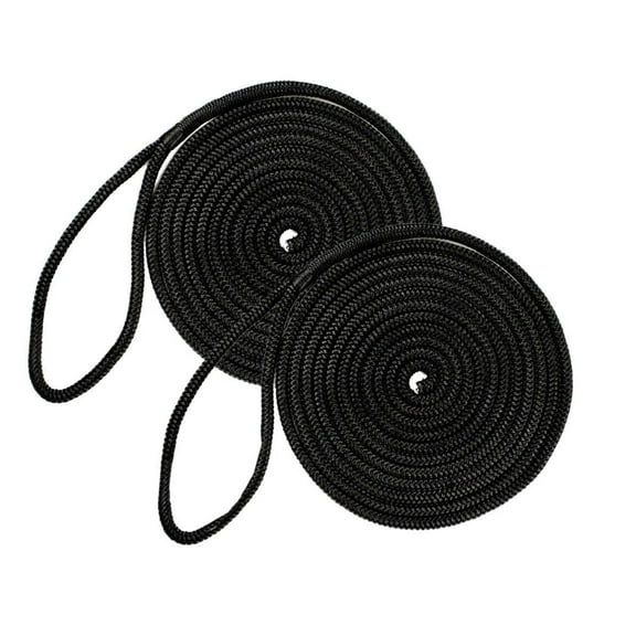 DC Cargo Marine-Grade Double-Braided Boat Dock Lines Dock Tie 1/2 X 20' (Pa