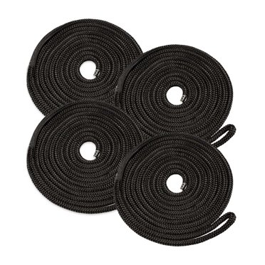 Yellow Dock Lines – 3/8" X 10' – Made In USA By Mad Dog (801038YEL)