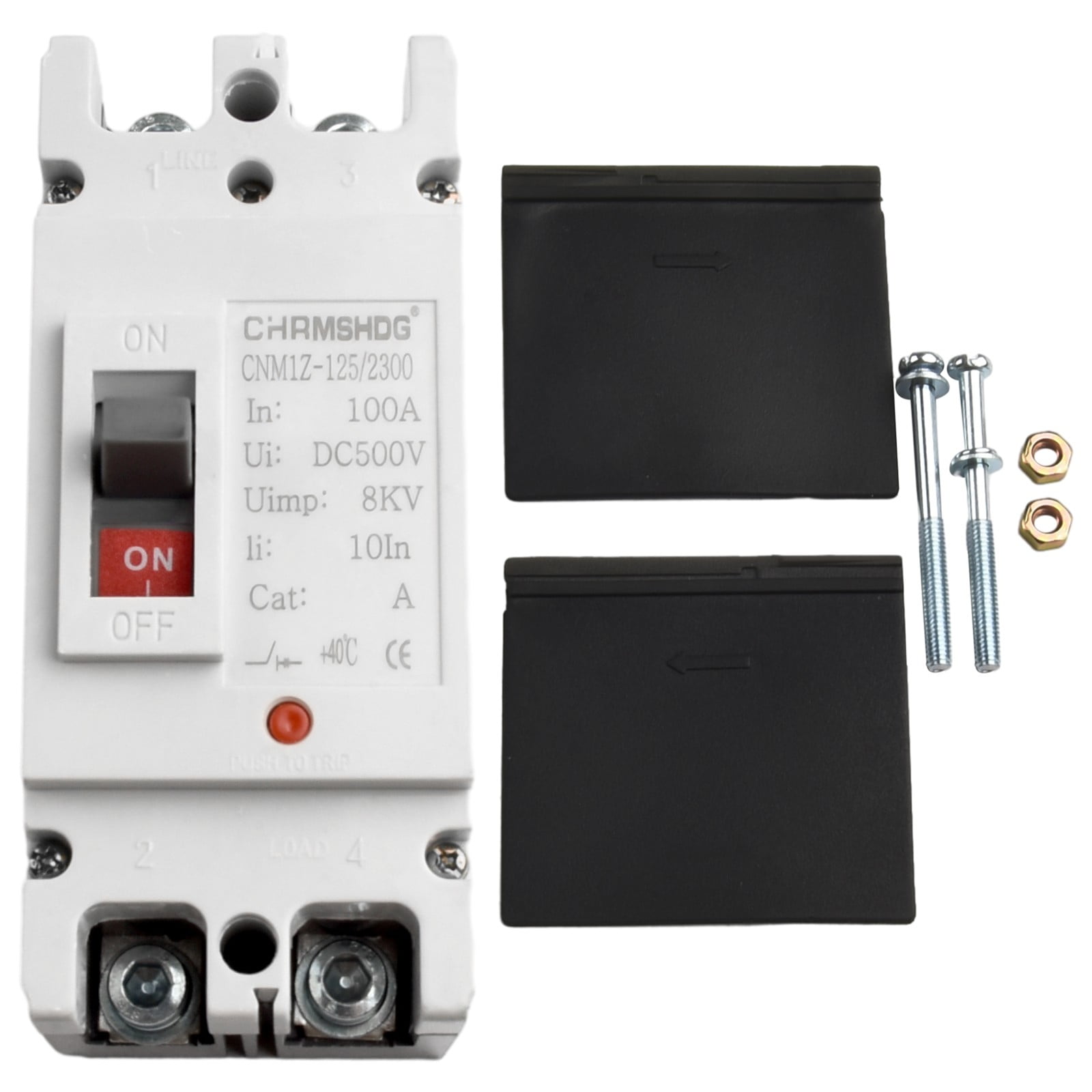 Dc Circuit Breaker 2P Dc Circuit Breaker Mccb Solar Battery Pv System