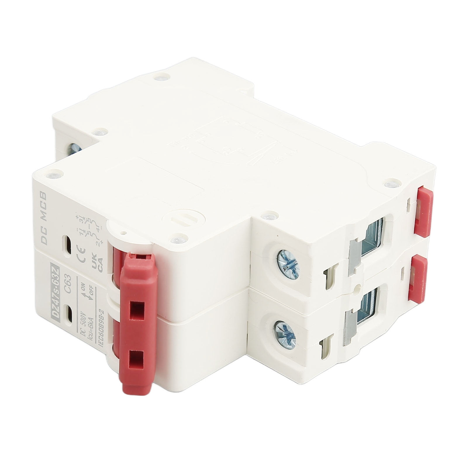 DC Circuit Isolator, DIN Rail Mount Miniature Circuit Breaker 500V For
