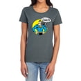 thumbnail image 1 of DC Coal Women's T Shirt, Charcoal, 2X-Large, 1 of 6