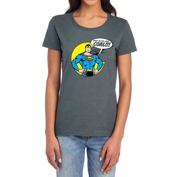 DC Coal Women's T Shirt, Charcoal, X-Large