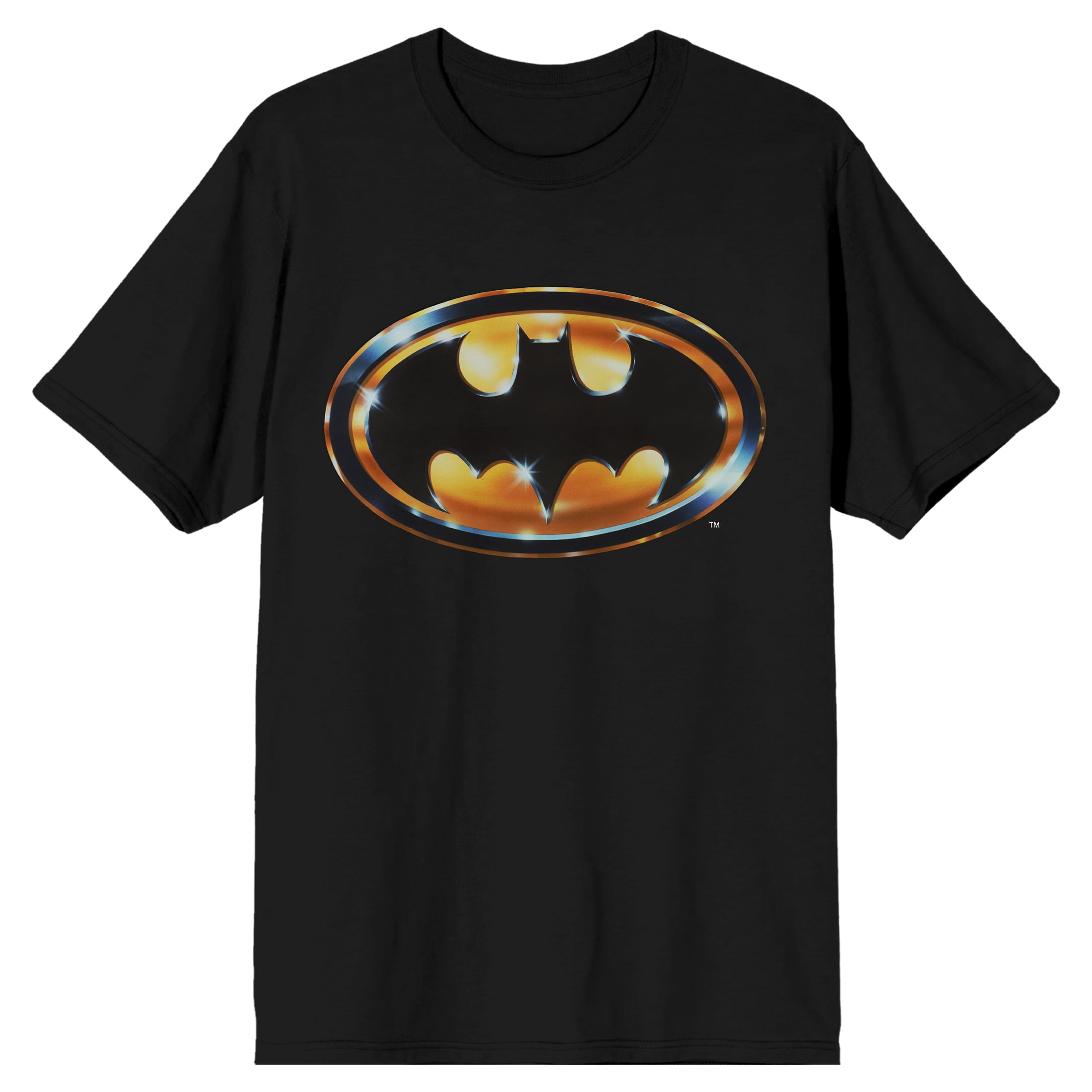 DC Comic Book Batman Logo Men's Black Short Sleeve Graphic Tee Shirt ...