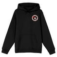 thumbnail image 1 of DC Comic Book Batman Red Circle Main Character Men's Black Hoodie-S, 1 of 4