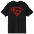 thumbnail image 1 of DC Comic Book Superman Red Logo Mens Black Graphic Tee-6XL, 1 of 3