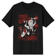 thumbnail image 1 of DC Comic Men's Harley Quinn & The Skull Bags Stage Dive Black Graphic Tee-XX-Large, 1 of 2