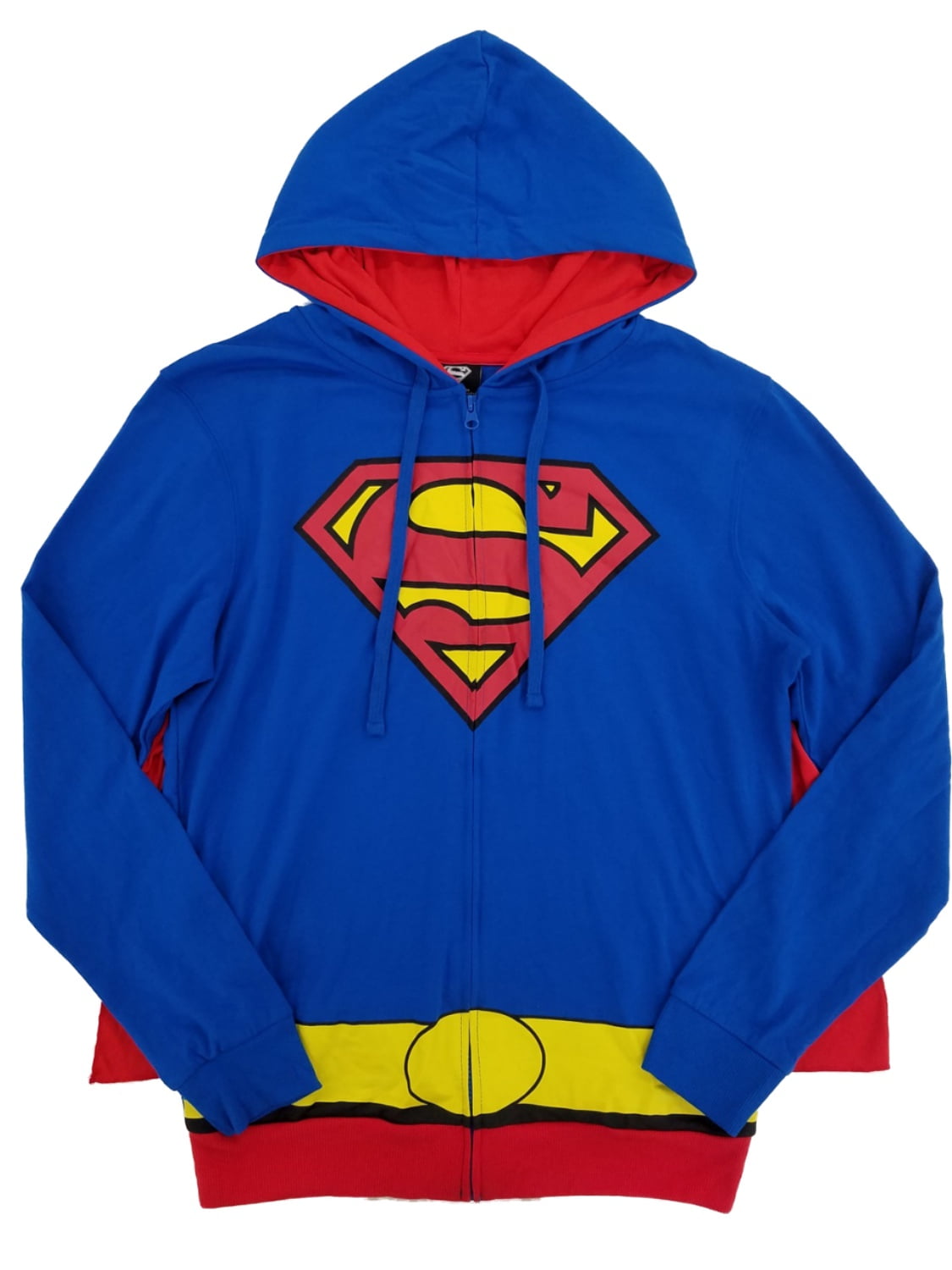 Superman DC Comics Mens Cosplay Character Zip Hoodie with Cape Small -  Walmart.com