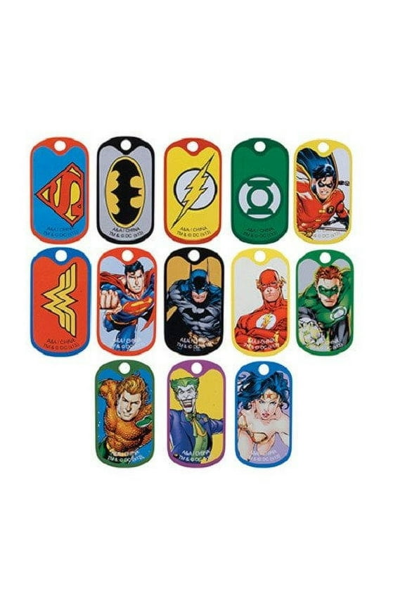 DC Comic Super Hero Dog Tags (2 Dozen)