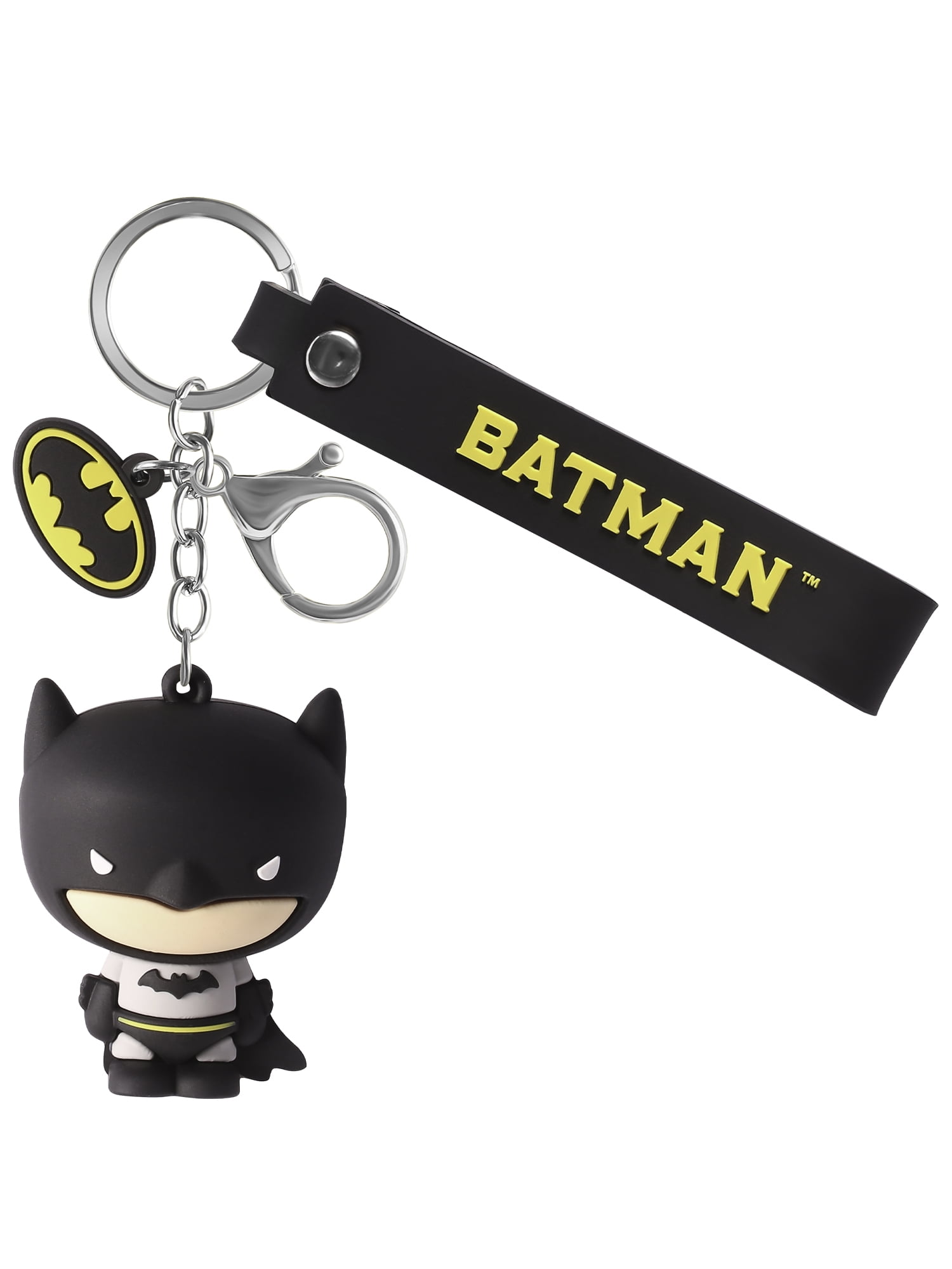 DC Comic The Batman 3D Keyring & Keychain Charm - Size: 3.5 inches, Brand: DC Comics, Detailed Design, Durable Accessory