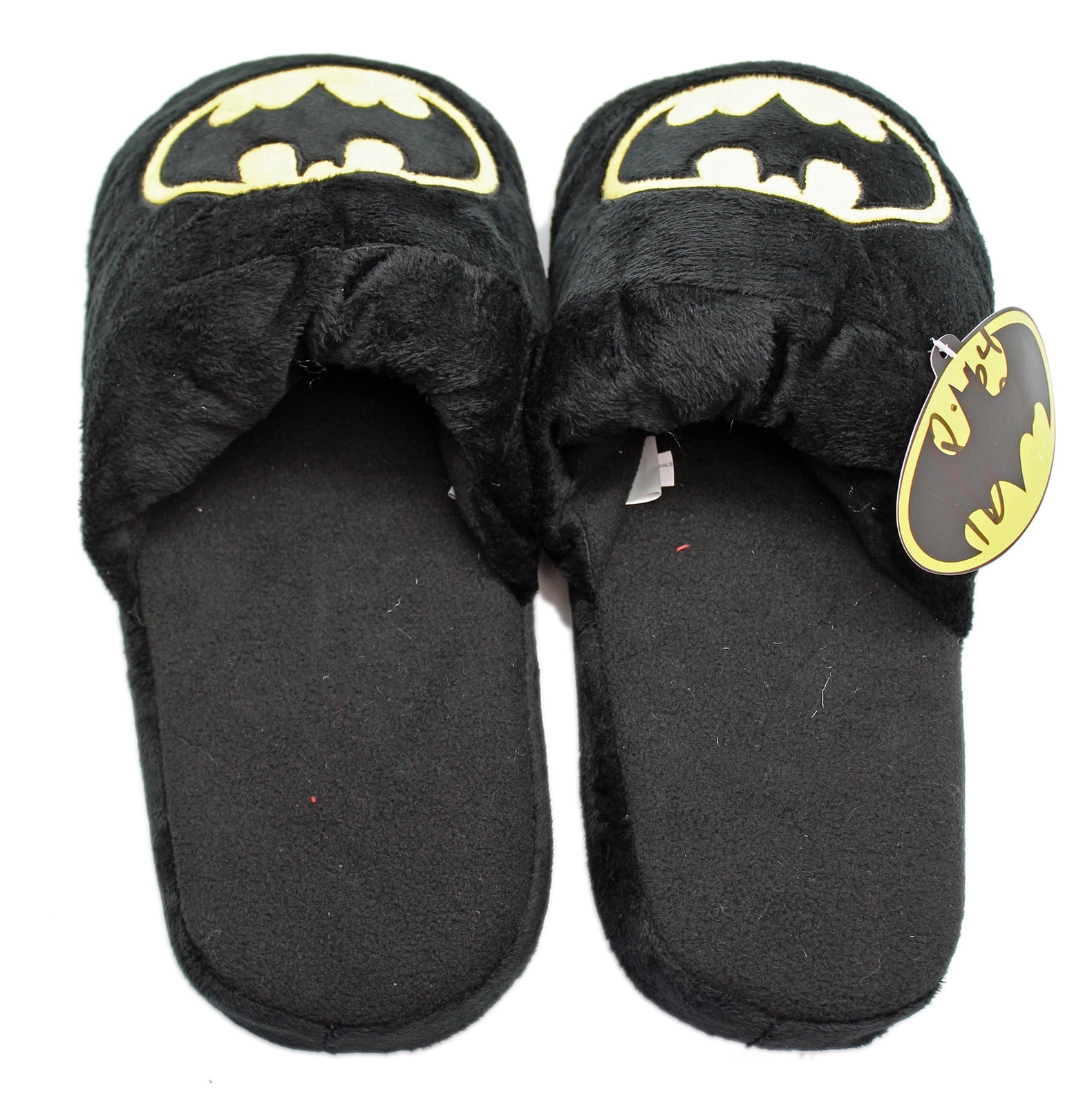 DC Comic s Batman Bat Symbol Soft House Slippers Large