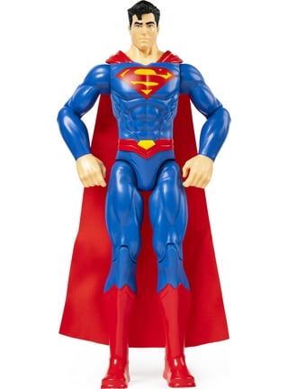Dc Comics 1998 Superman Figurine Action Figure with Cloth Cape PREOWNED NO  BOX