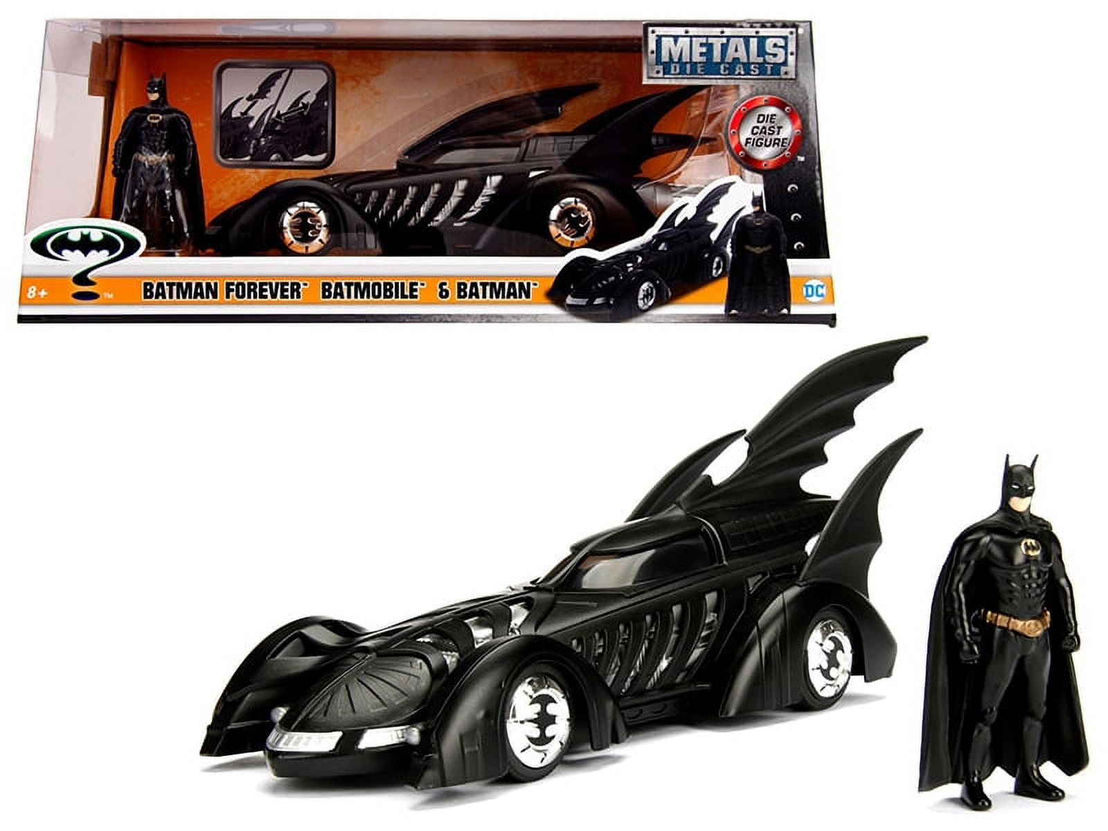 ミニカー 1995 Batman Forever Batmobile & Batman DC Comics 1995 Forever: Batmobile with Batman Metals Die-Cast
