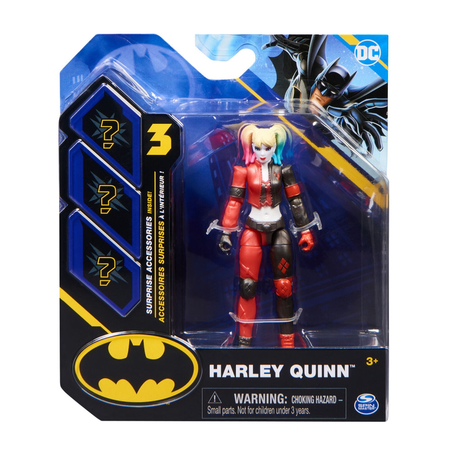 DC Comics 4 inch Harley Quinn Action Figure With 3 Mystery Accessories dc-comics-4-inch-harley-quinn-action-figure-with-3-mystery-accessories