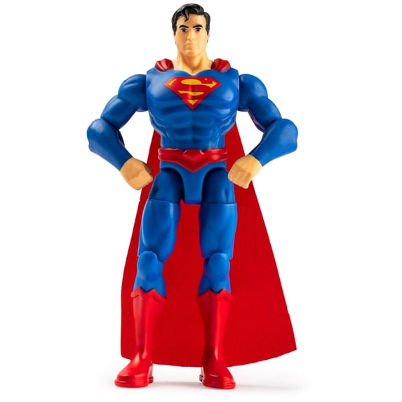 DC Comics 4-inch SUPERMAN Action Figure with 3 Mystery Accessories, Adventure 7