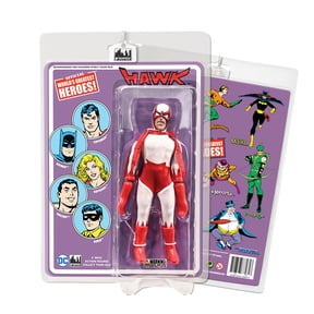 DC Comics 8 Inch Action Figures With Retro Cards: Hawk