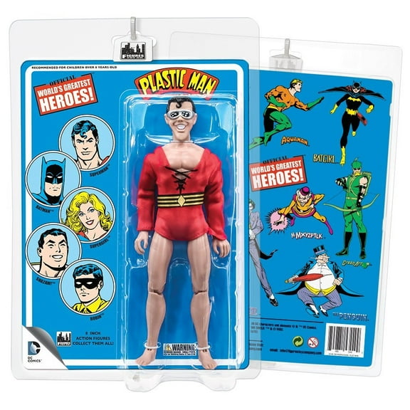 DC Comics 8 Inch Action Figures With Retro Cards: Plastic Man